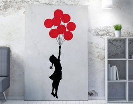 Wallity Lienzo Decorativo Banksy 70 x 100 cm